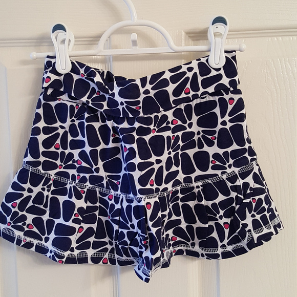 MARIMEKKO Girls Bon Bon Skort NWT S NAVY - Picture 3 of 3